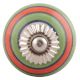 Pea Green Striped Ceramic Dresser Knobs Online